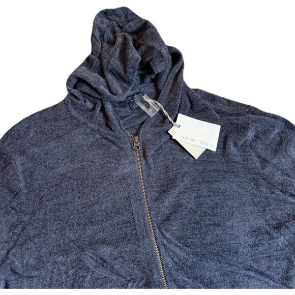 Barefoot Dreams Jacket Mens L CozyChic Ultra Lite Full Zip Hooded Jacket UNISEX - Picture 2 of 10